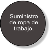 Suministro  de ropa de trabajo.